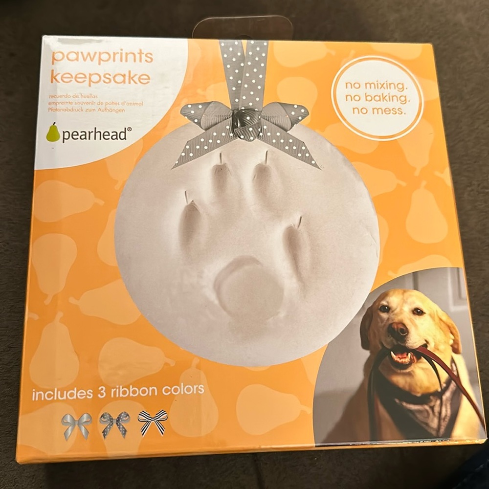 Paw Prints Keepsake Pets Paw Print Clay Kit